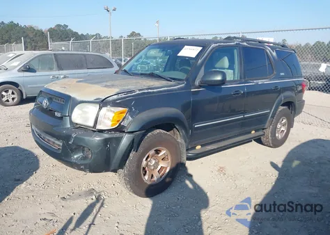 2007 Toyota Sequoia Sr5 V8 из США, поврежденный, VIN 5TDZT34A97S284657